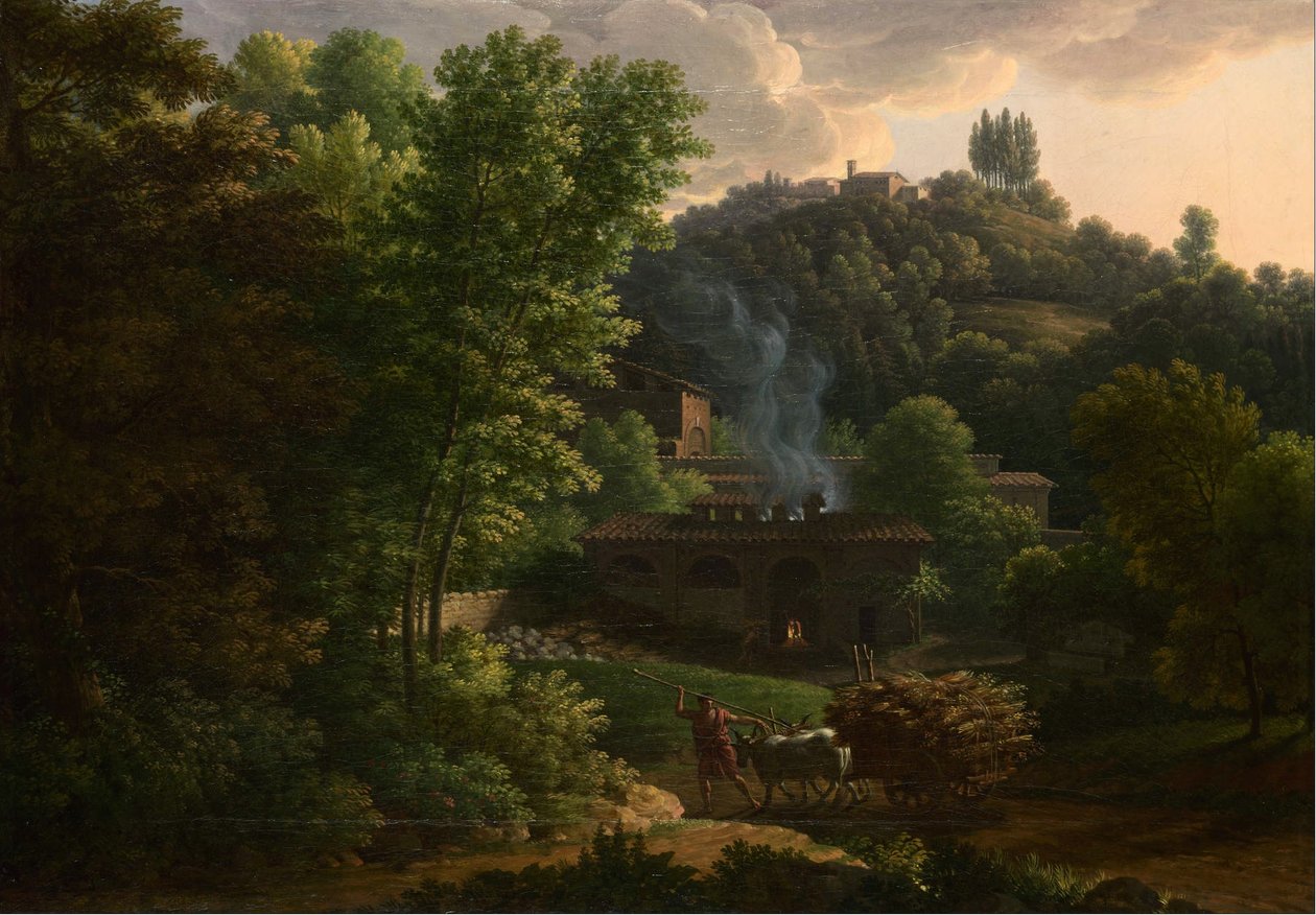 Italiensk landskab af Francois Xavier Fabre