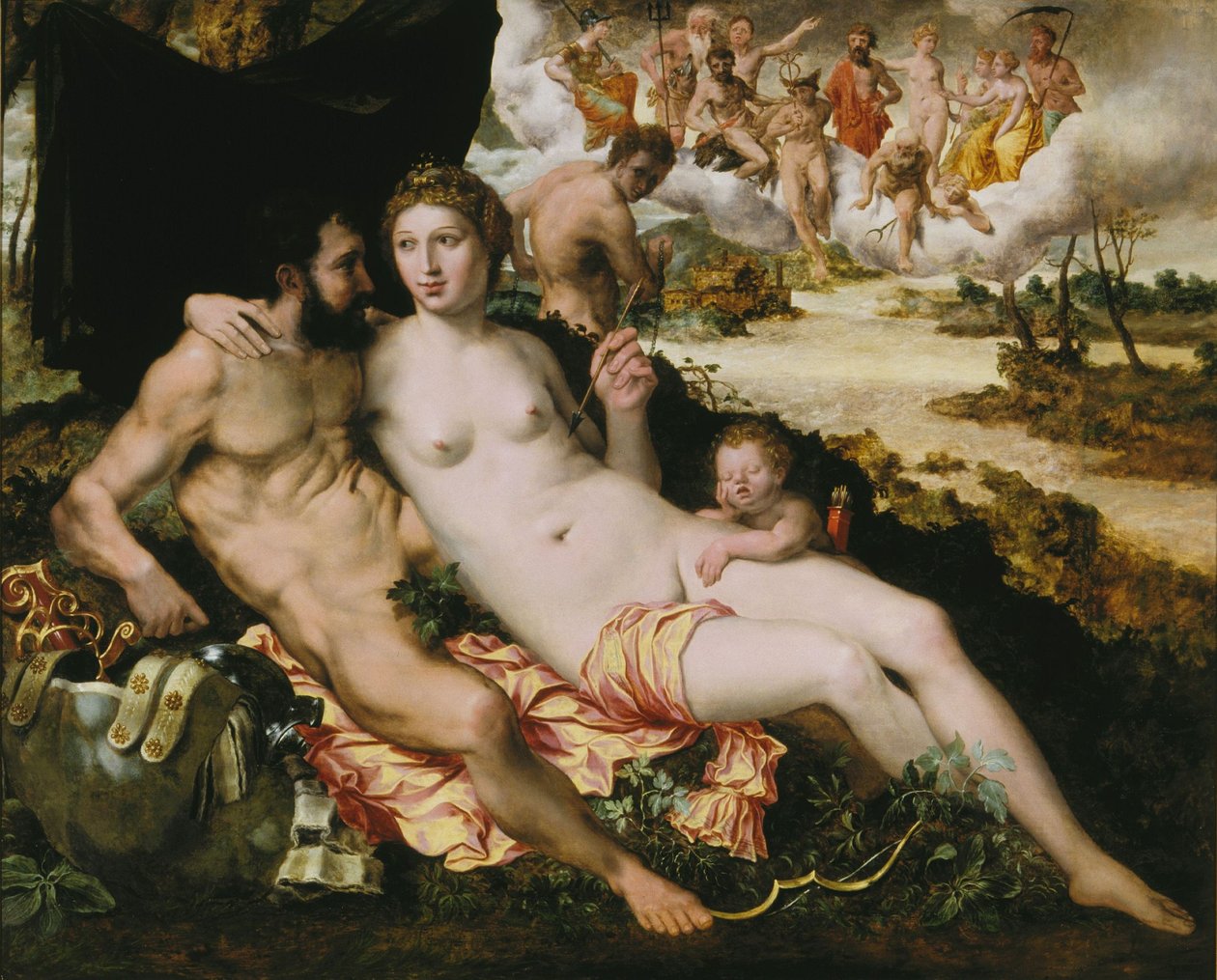 Venus og Mars af Frans Floris