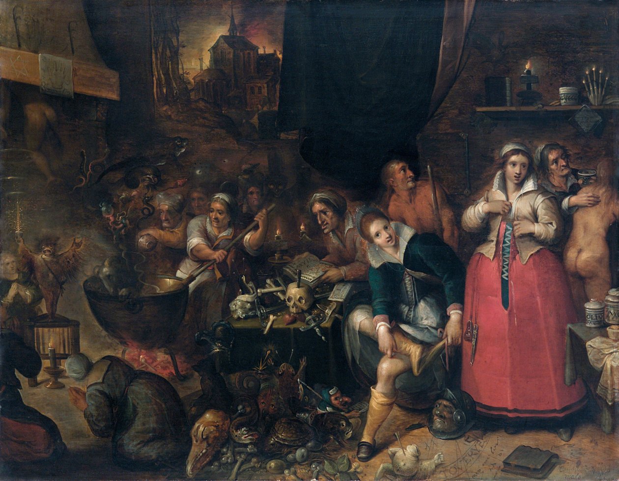 Heksens køkken af Frans II Francken the Younger