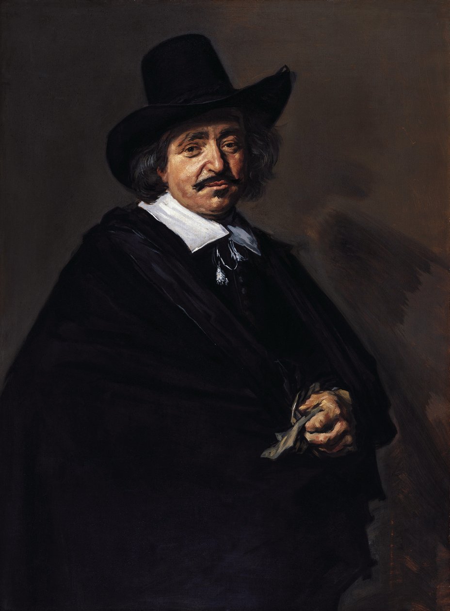 Portræt af en mand af Frans Hals