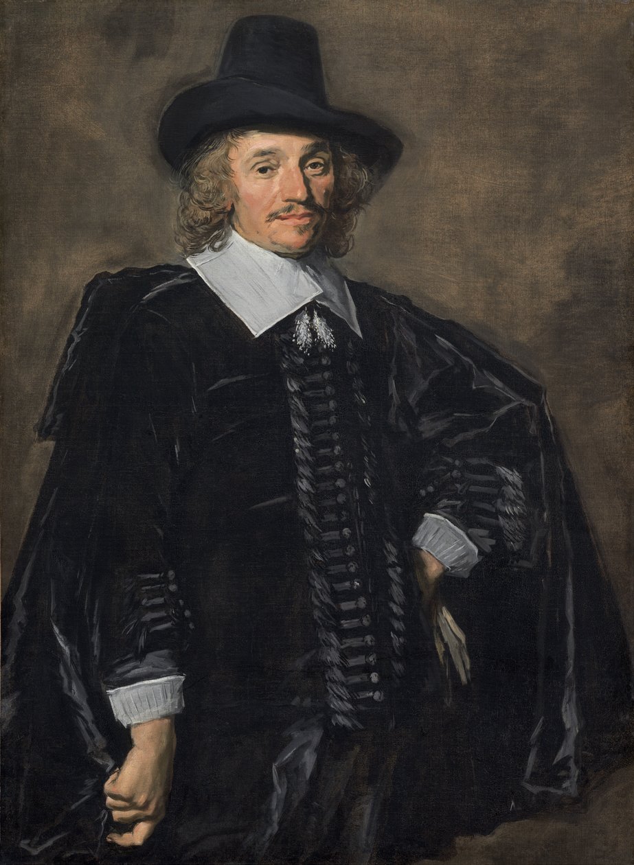 Portræt af en mand af Frans Hals