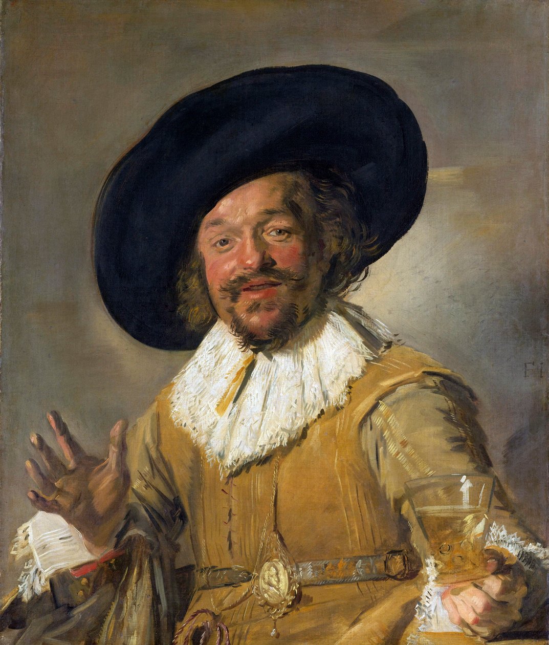 Den lystige drikker af Frans Hals