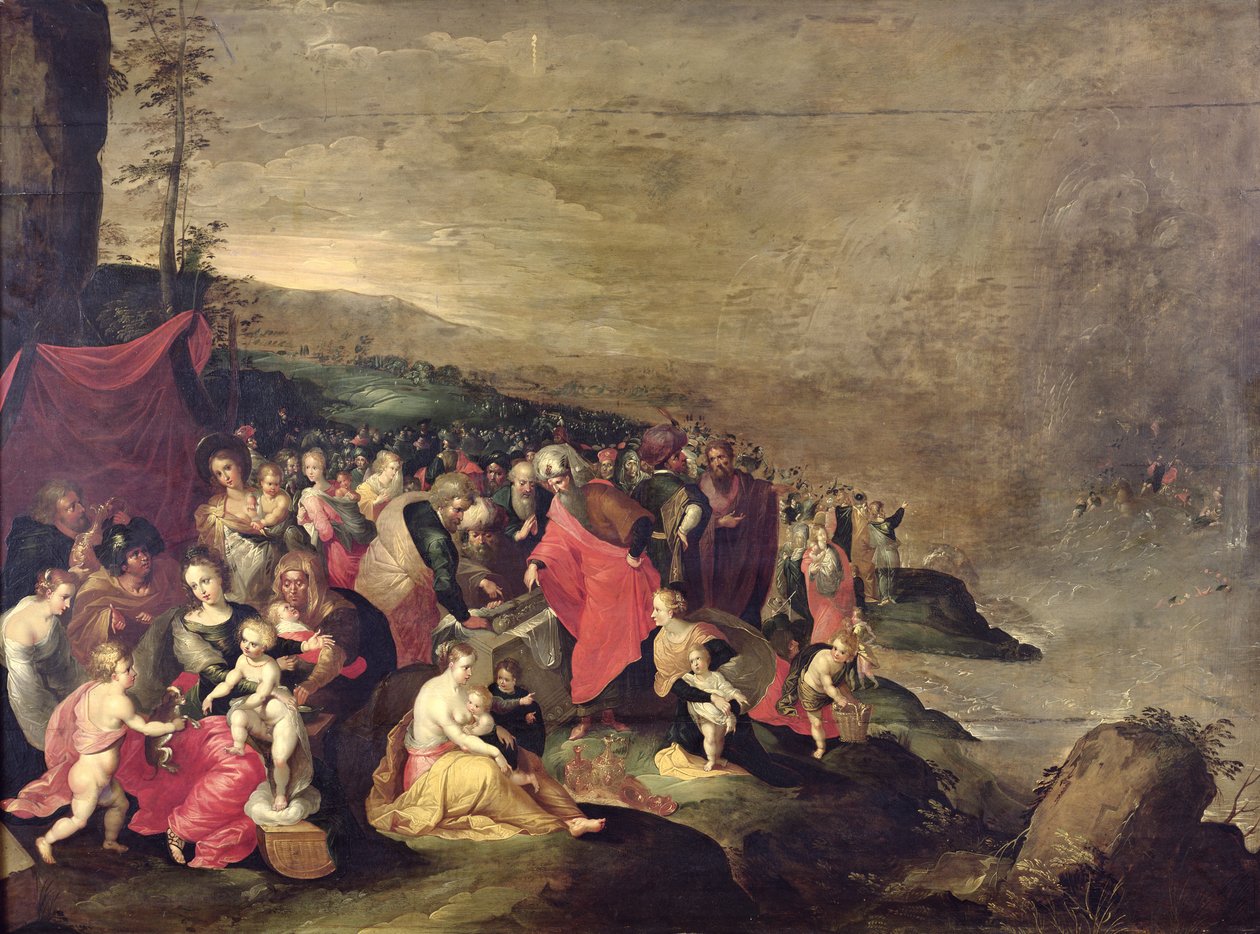 Krydset af Det Røde Hav af Frans II Francken the Younger