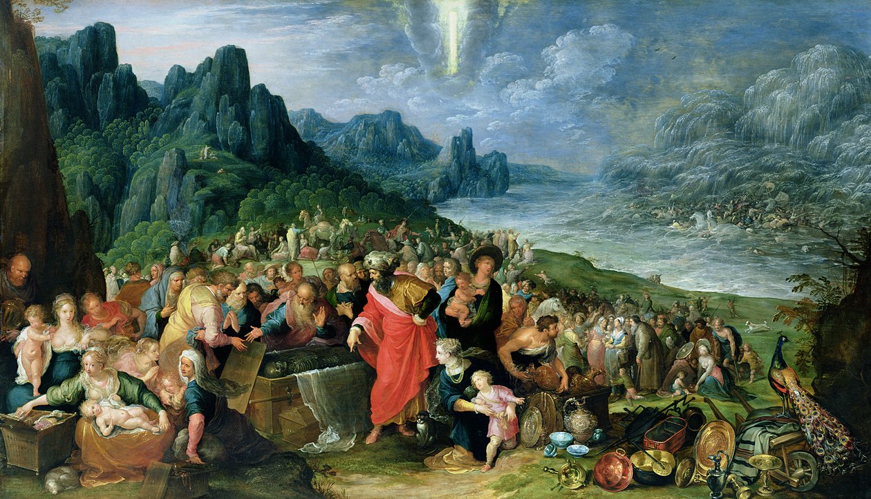 Israelitterne ved Det Røde Havs bred, 1621 af Frans II Francken the Younger