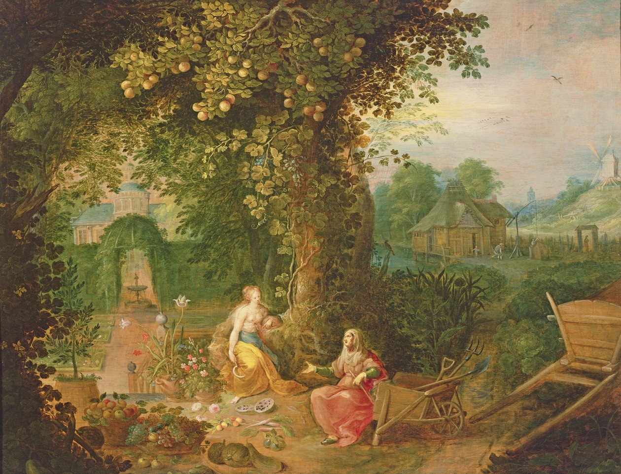 Vertumnus og Pomona af Frans II Francken the Younger