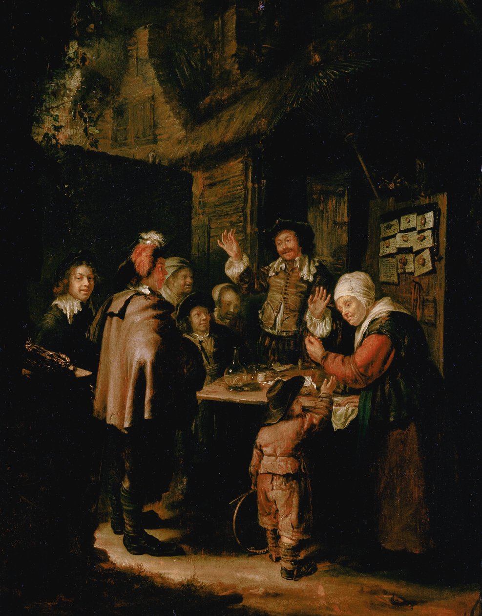 Den hollandske Charlatan af Frans van Mieris