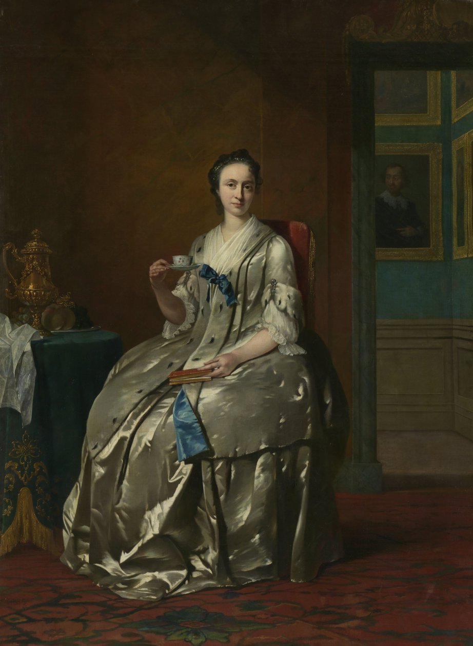 Portræt af Machteld Muilman, ca. 1745-7 af Frans van der Mijn