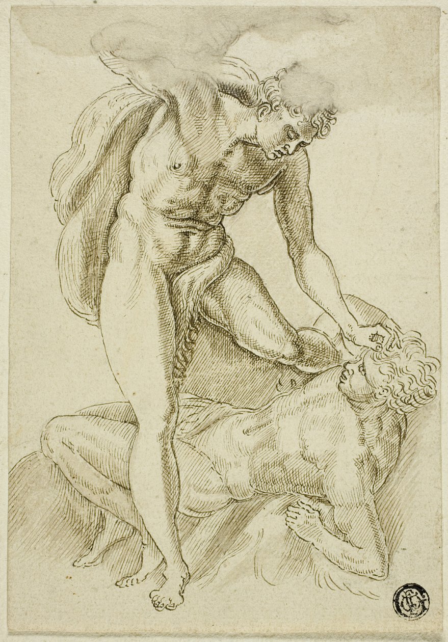Kain dræber Abel af Frans Floris I