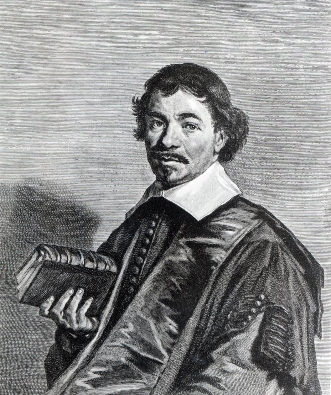 Johannes Hoornbeek, graveret af Jonas Suyderhoef af Frans Hals