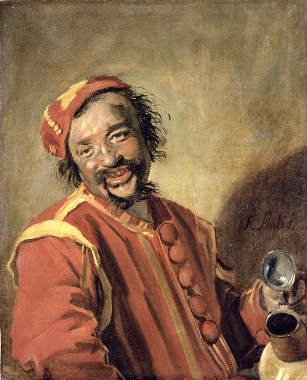 Peeckelhaering (The Jolly Reveller) af Frans Hals
