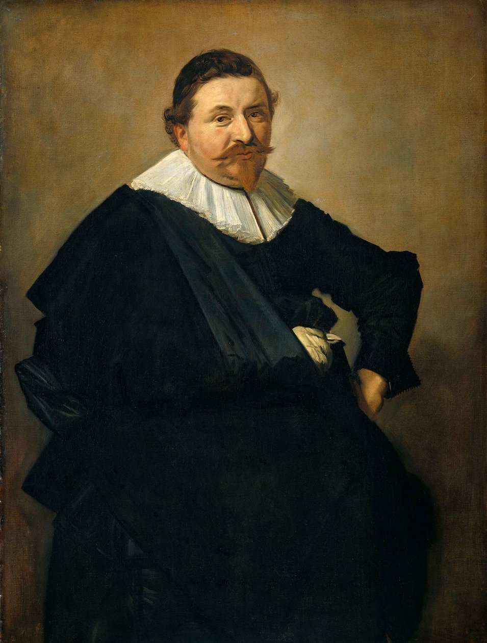 Portræt af Lucas de Clercq af Frans Hals