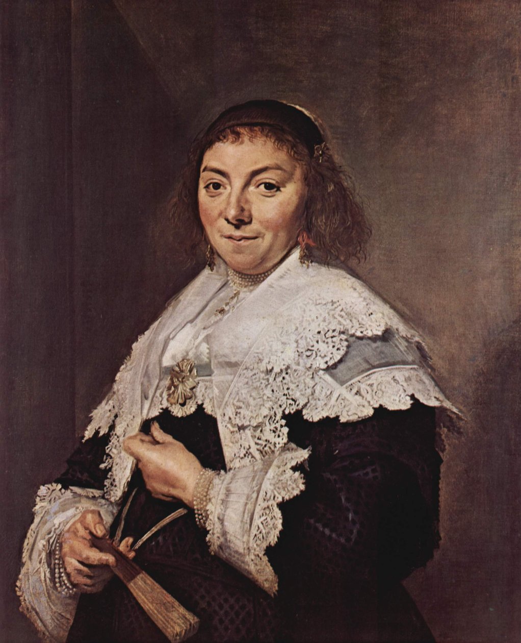 Portræt af Maria Pietersdr Olycan (1607-1655) af Frans Hals