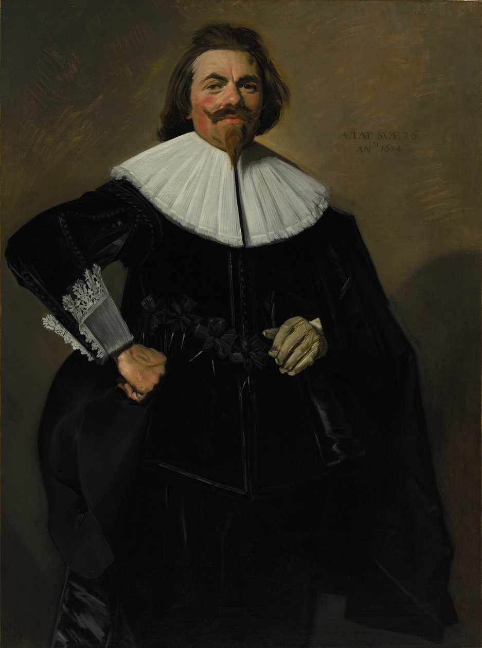 Portræt af Tieleman Roosterman af Frans Hals
