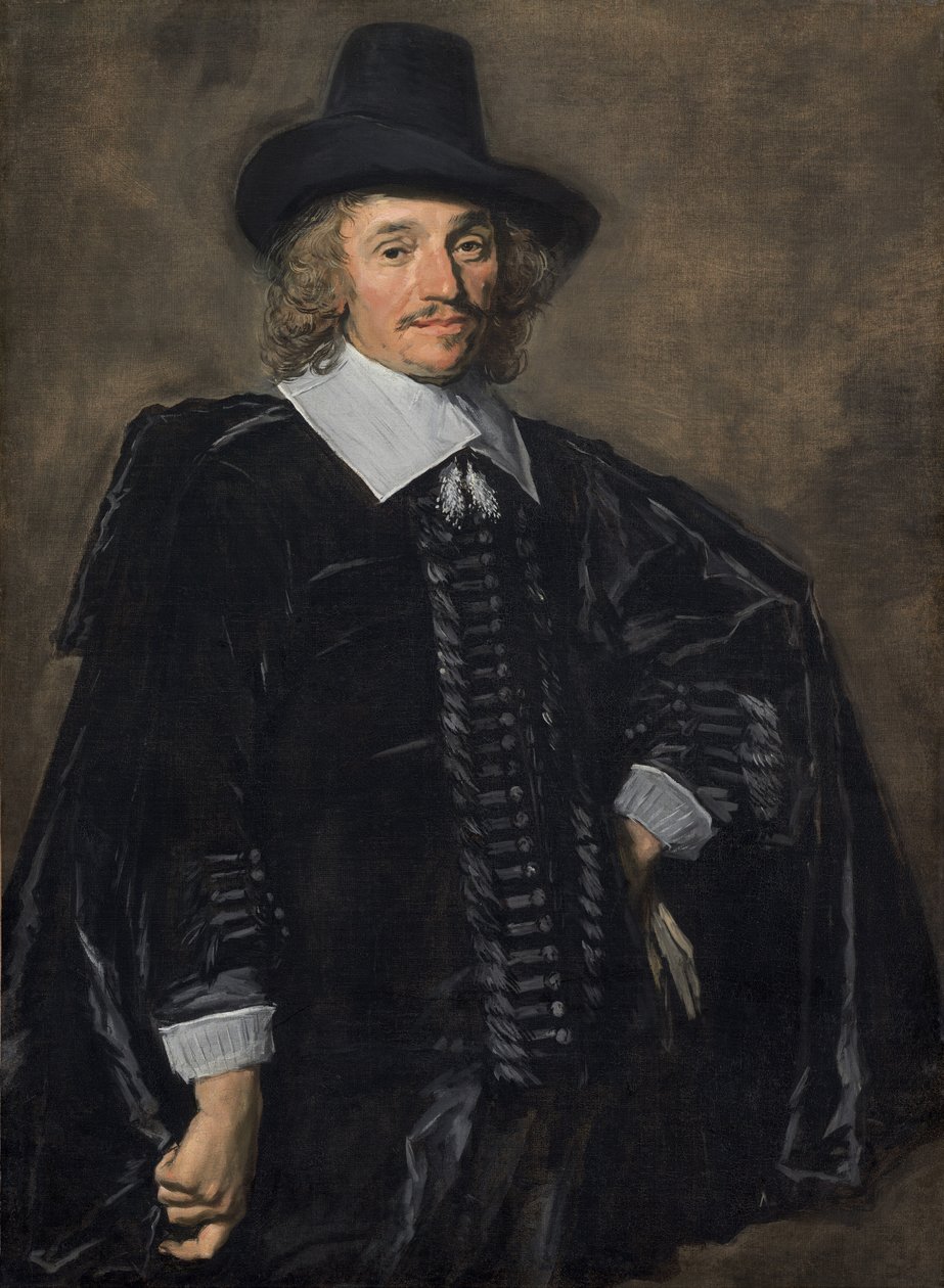 Portræt af en gentleman, 16501652. af Frans Hals