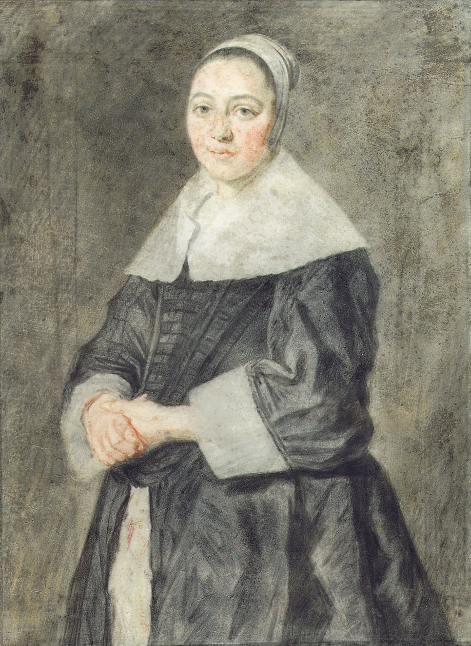 Portræt af en Dame af Frans Hals