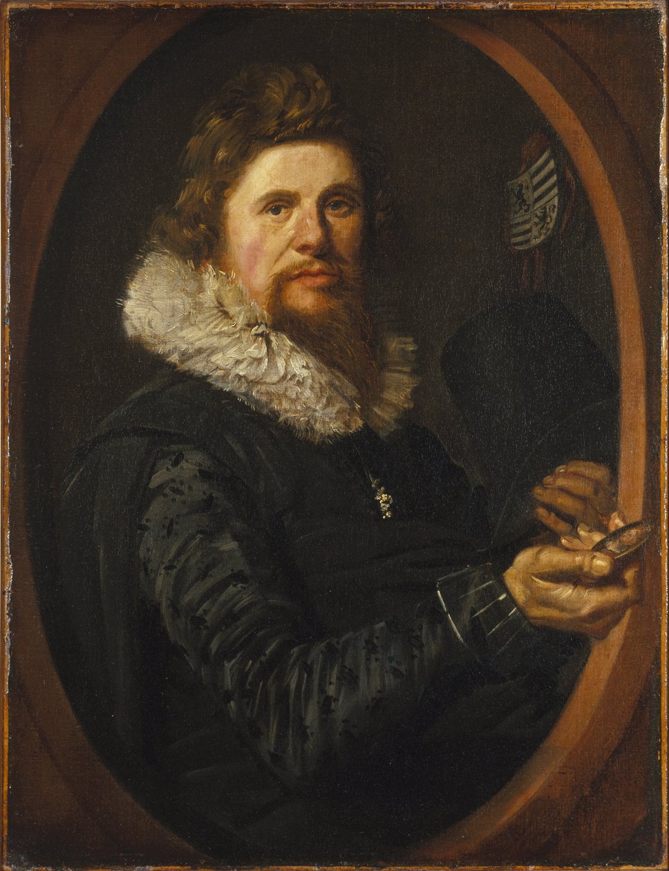 Portræt af en mand af Frans Hals