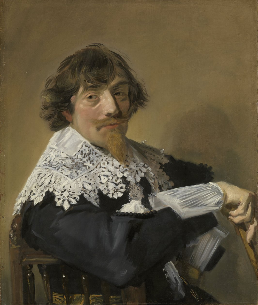 Portræt af en mand, ca. 1635 af Frans Hals