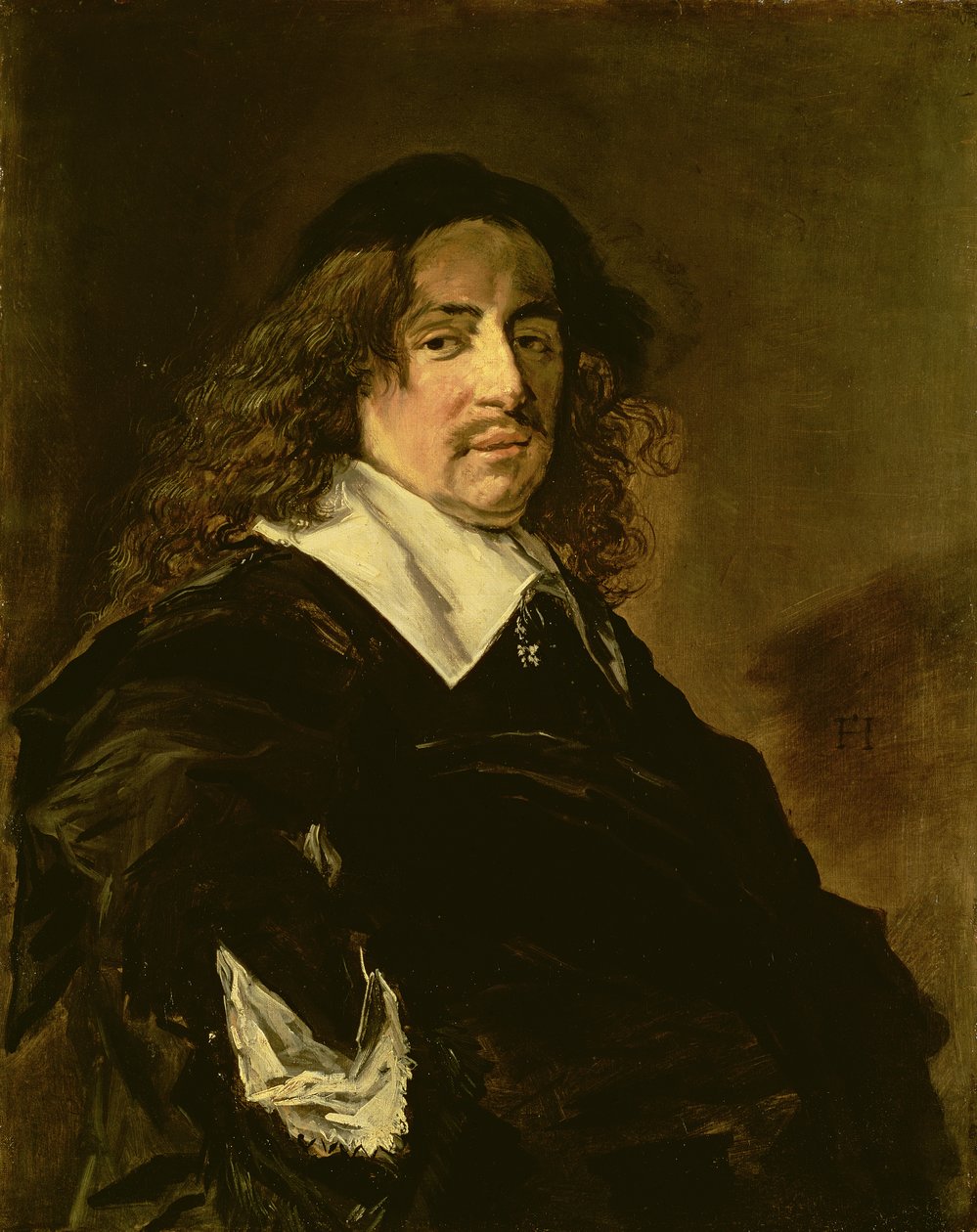 Portræt af en mand, ca. 1660 af Frans Hals