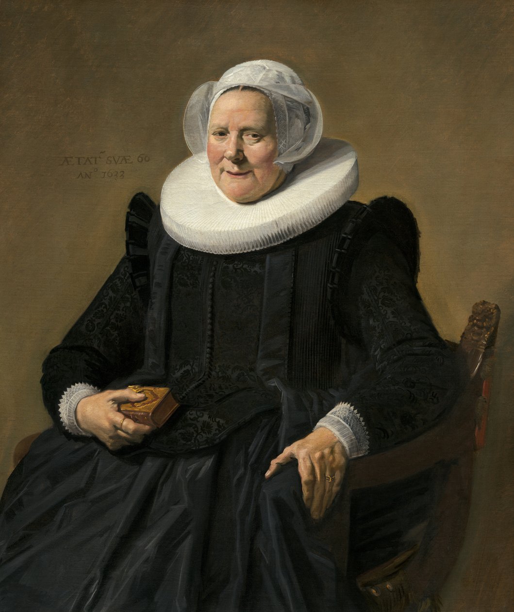 Portræt af en kvinde af Frans Hals