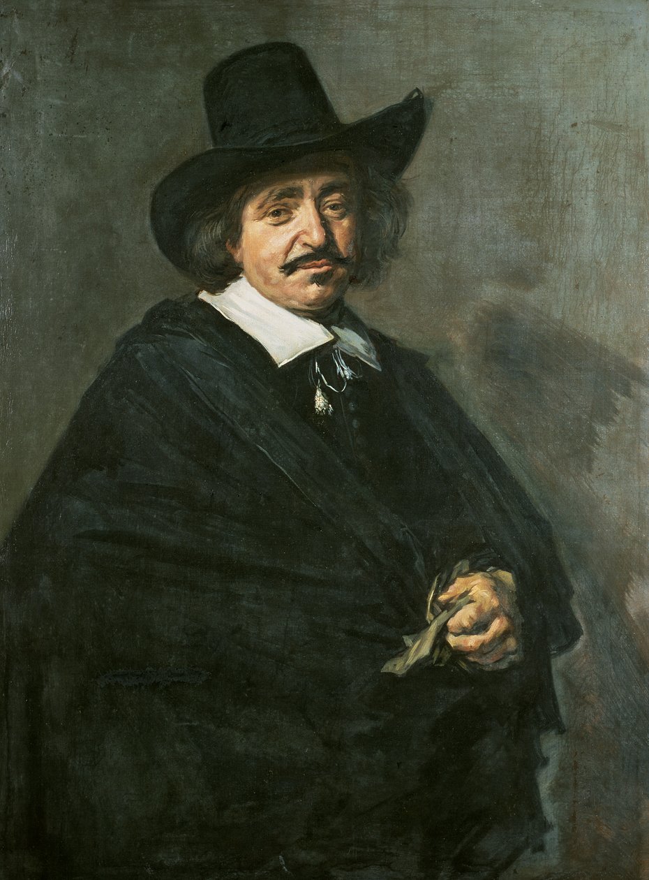 Portræt af en mand, ca. 1654-55 af Frans Hals