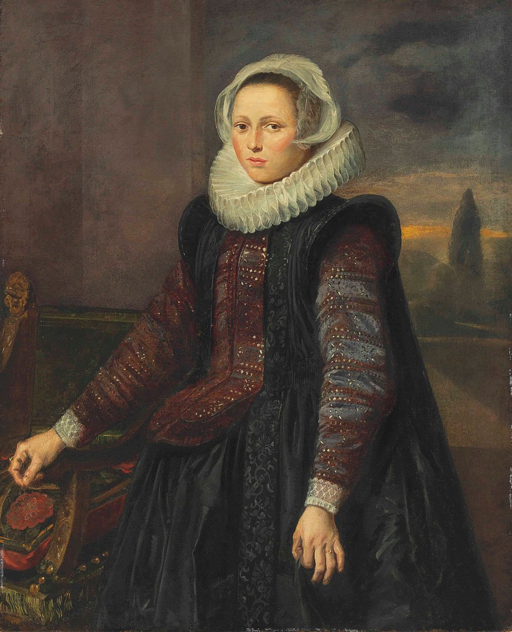 Portræt af en ung kvinde af Frans Hals