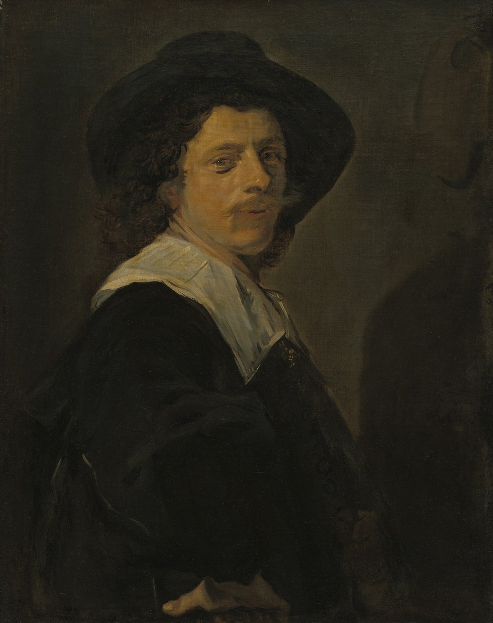 Portræt af en kunstner, 1644 af Frans Hals