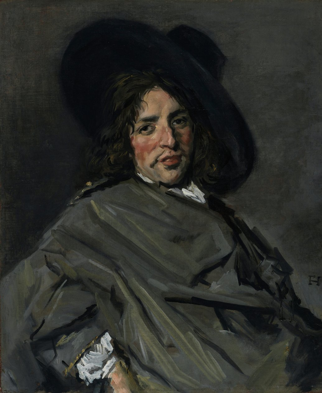 Portræt af en ukendt mand, 1660-63 af Frans Hals