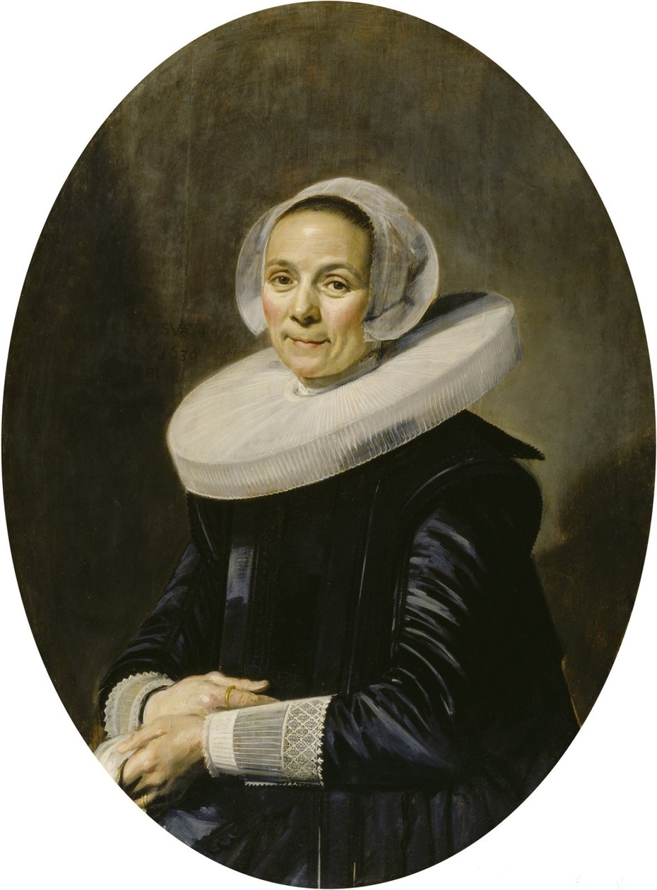 Portræt af en ukendt kvinde [1]. af Frans Hals