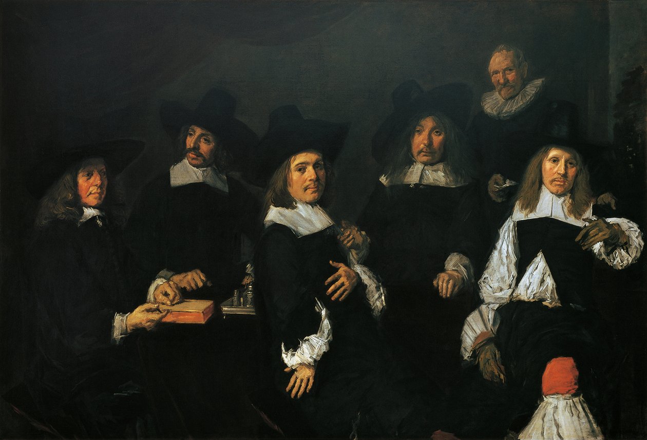 Regenter af gamle mænds almissehus i Harlem af Frans Hals