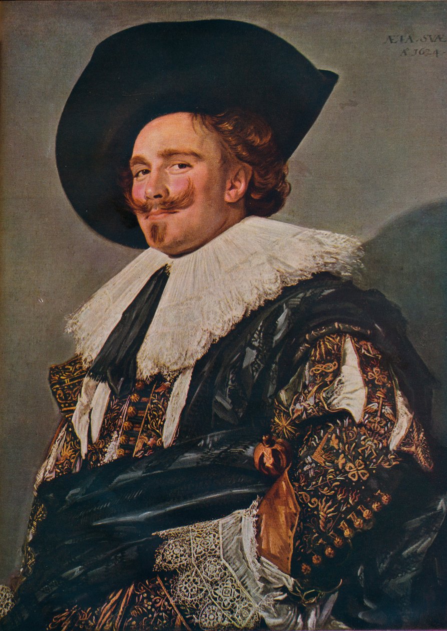 Den leende kavaler, 1624, 1943. af Frans Hals