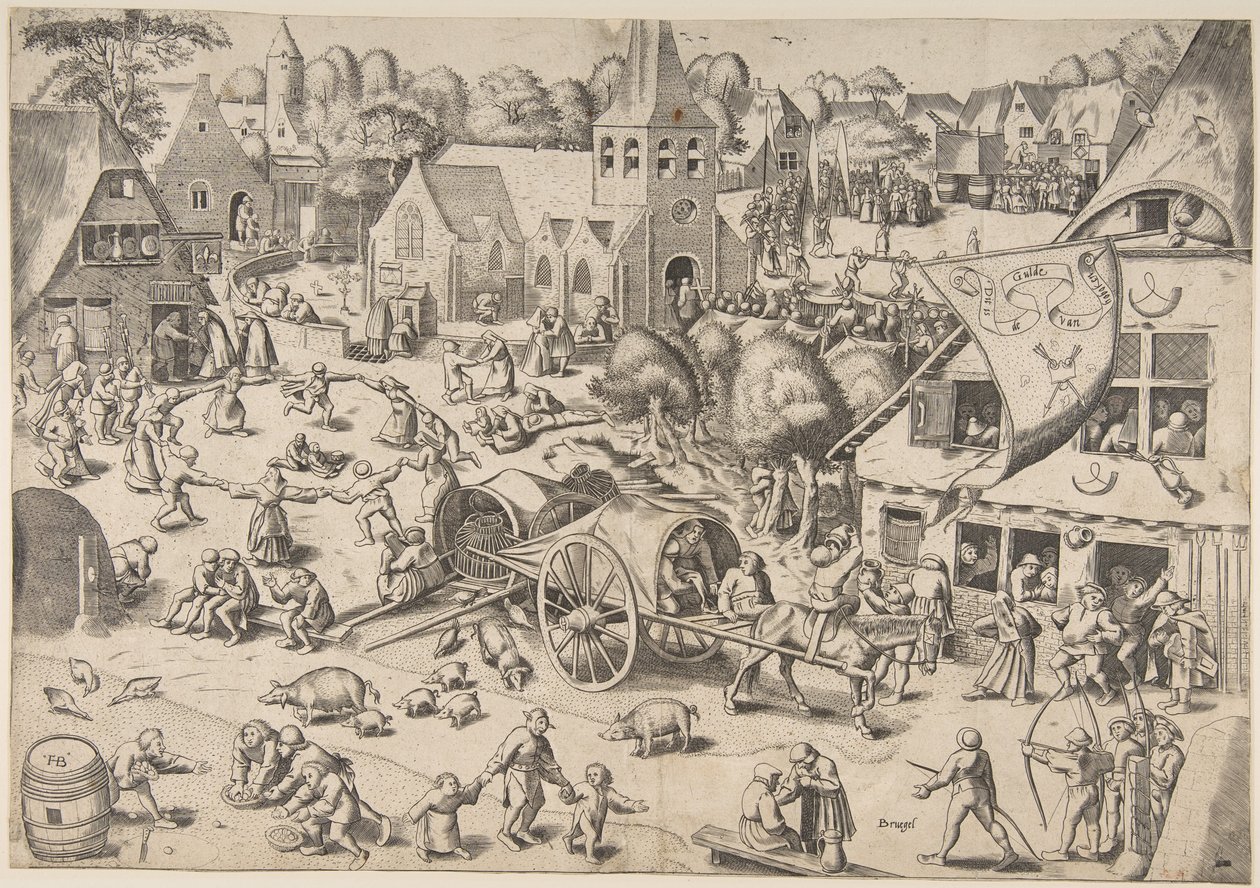Messen i Hoboken, ca. 1559. af Frans Hogenberg