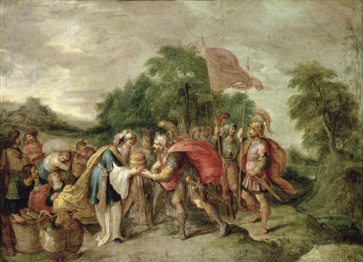 Abrahams og Melkisedeks møde af Frans II Francken