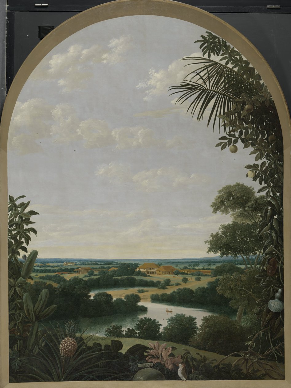 Landskab i Brasilien af Frans Post