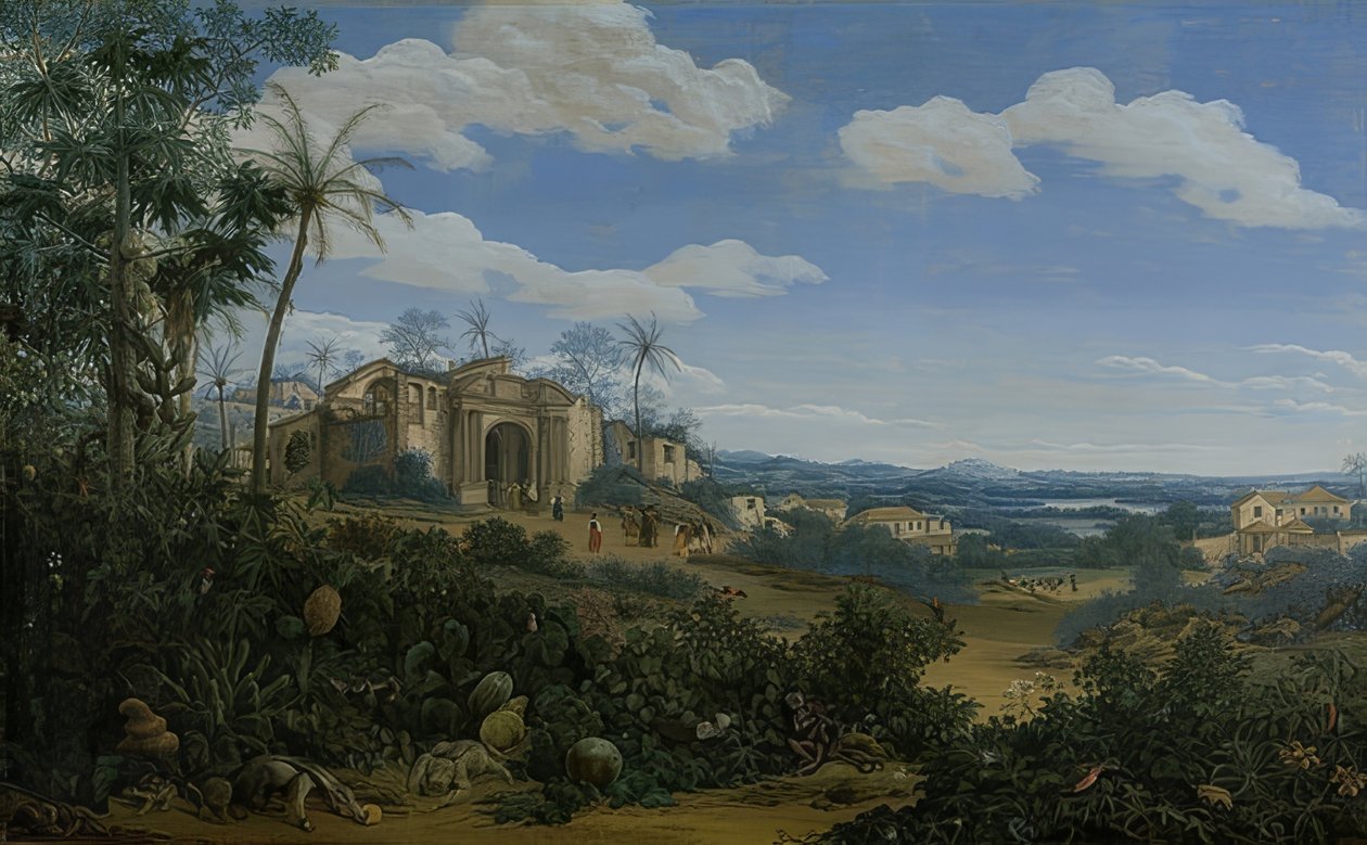 Udsigt over Olinda, Brasilien. 1662 af Frans Post