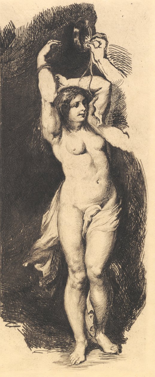 Andromeda, efter Rubens af Frans Schwartz