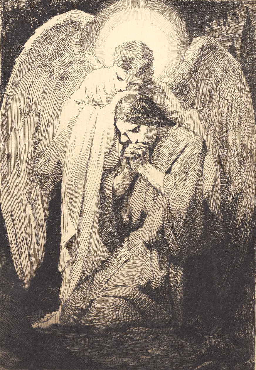 Kristus i Getsemane af Frans Schwartz