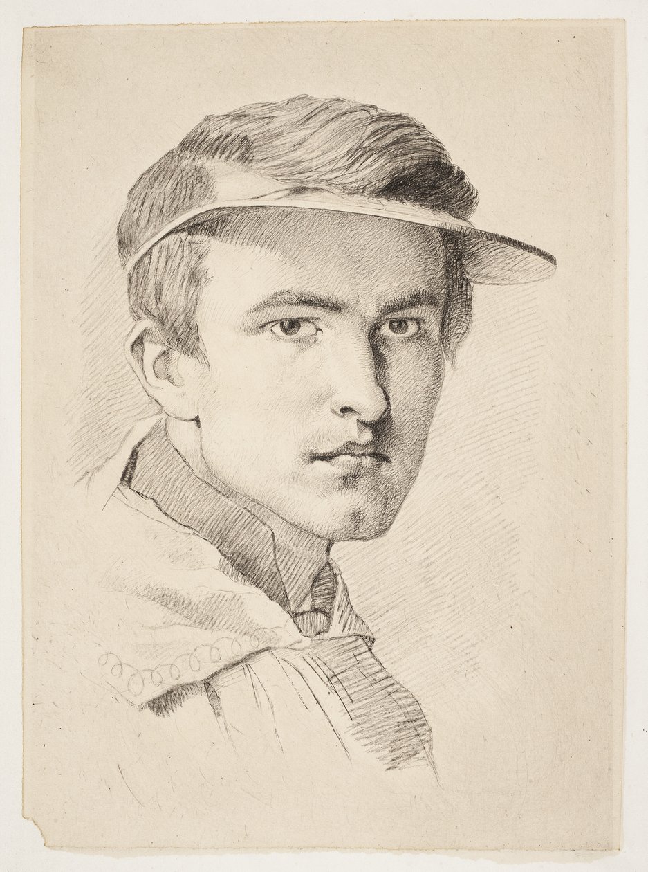 Portræt af J. Th. Lundbye af Frans Schwartz