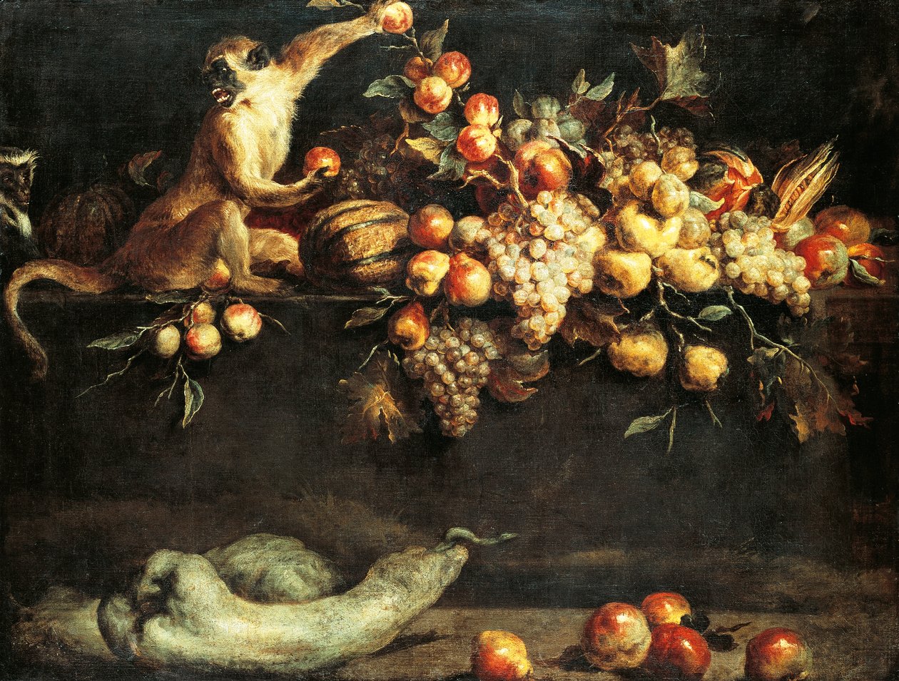 Stilleben, af Frans Snyders (1579-1657) af Frans Snyders