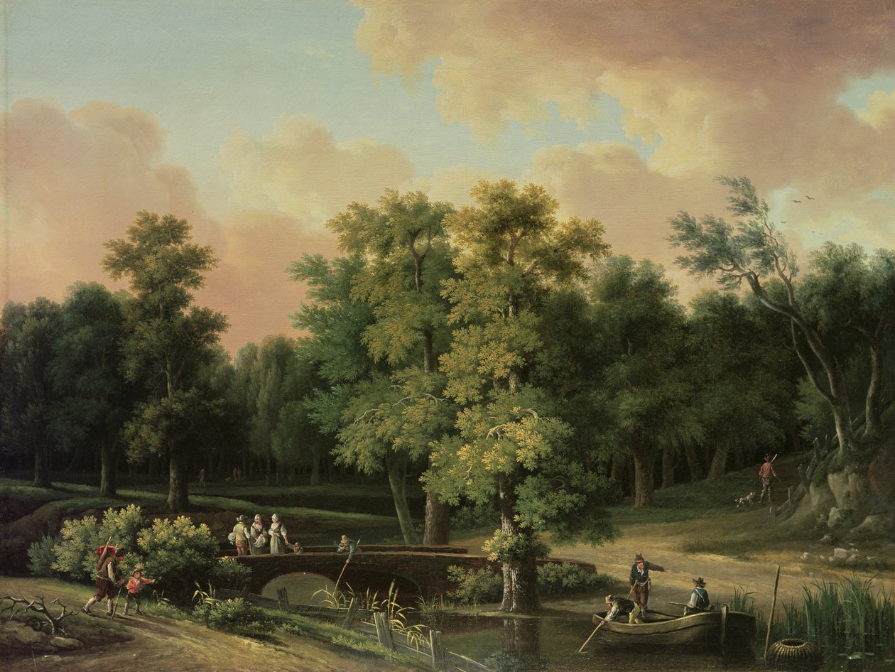 Pastoral Scene af Frans Swagers