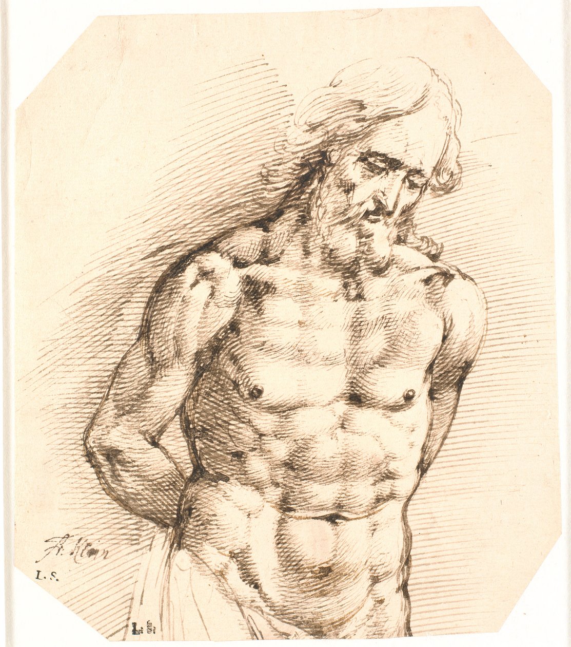 Halvfigur af en Kristus af Frantz Cleyn