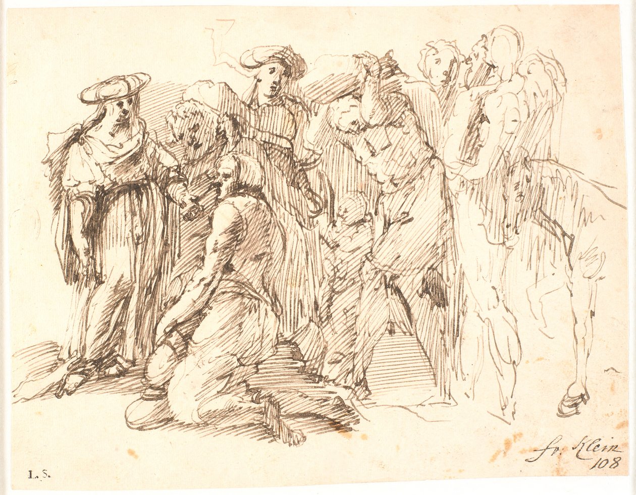 Raffaelisk figurkomposition af Frantz Cleyn
