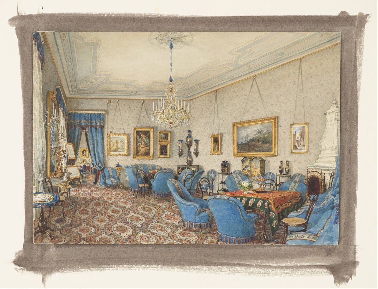 En salon i Wien af Franz Alt