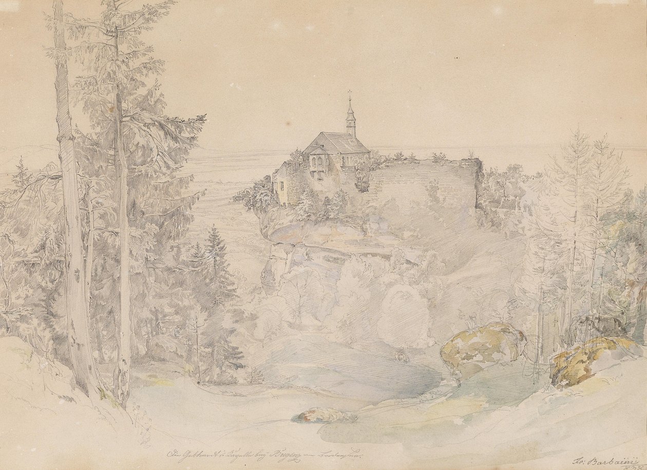 Gebhardt -kapellet nær Bregenz af Franz Barbarini
