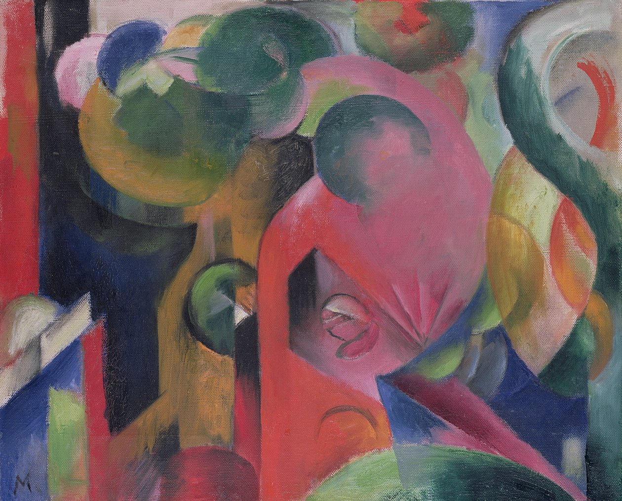 Ødelagte Former af Franz Marc