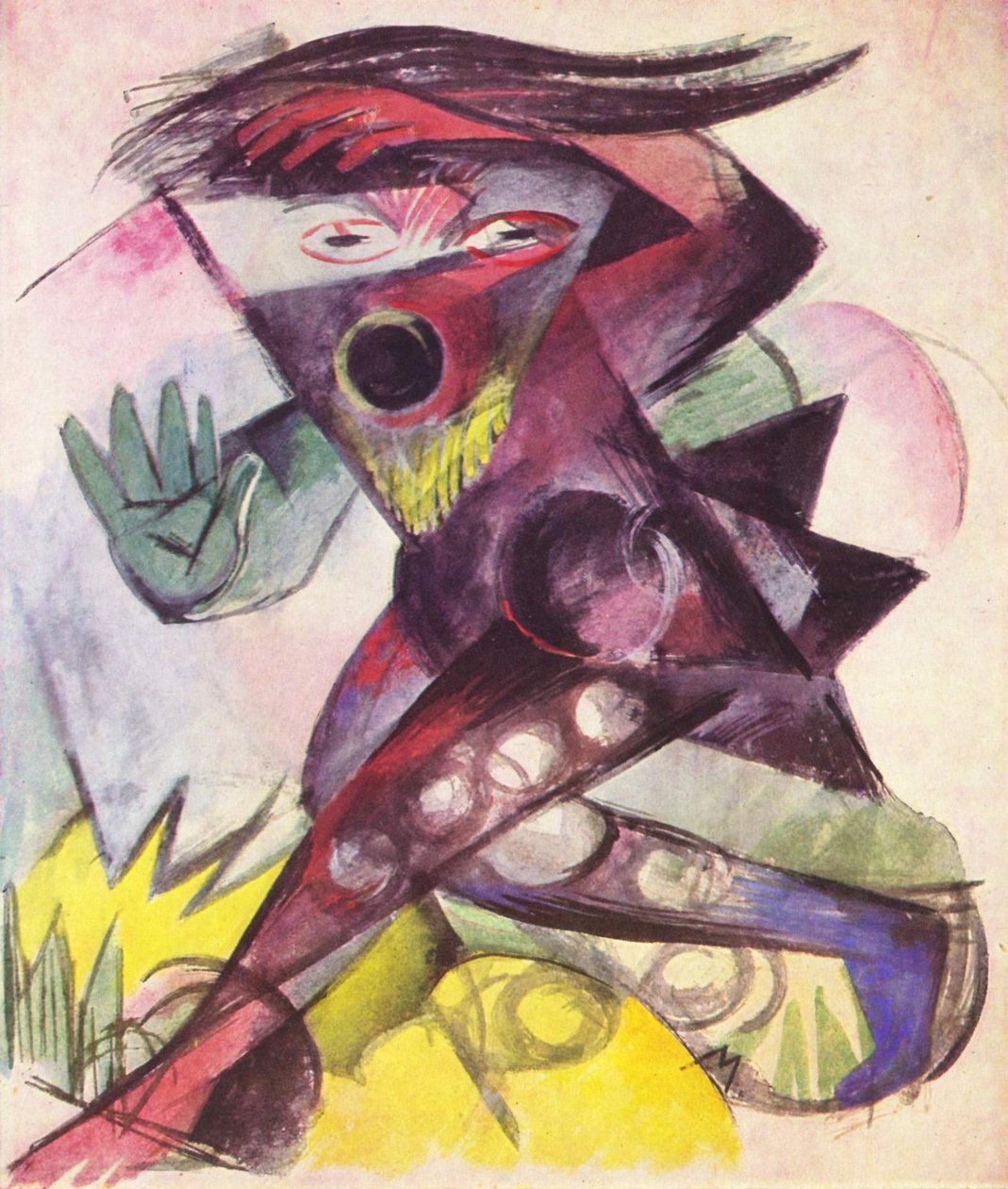 Caliban af Franz Marc