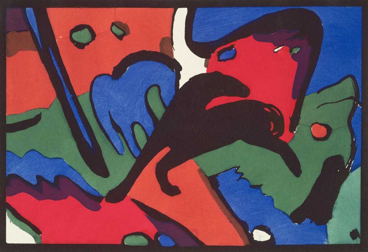 Den blå rytter af Franz Marc