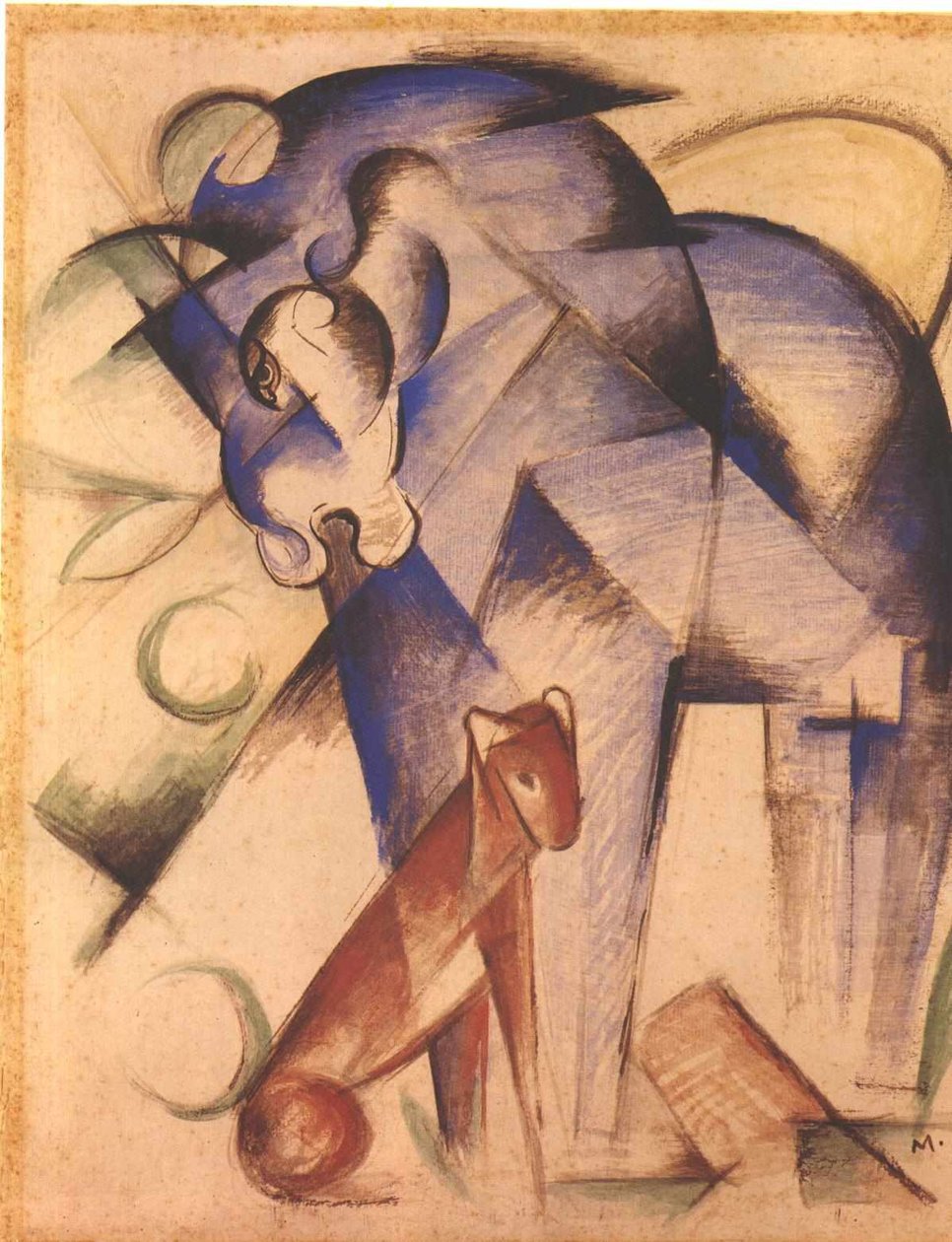 Fantastiske dyr af Franz Marc