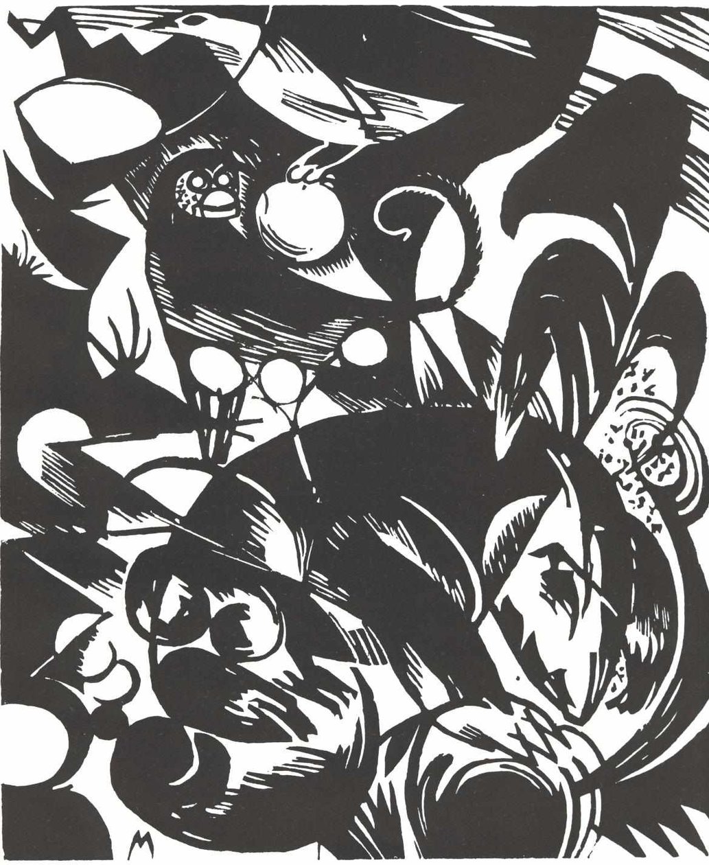 Skabelseshistorie af Franz Marc