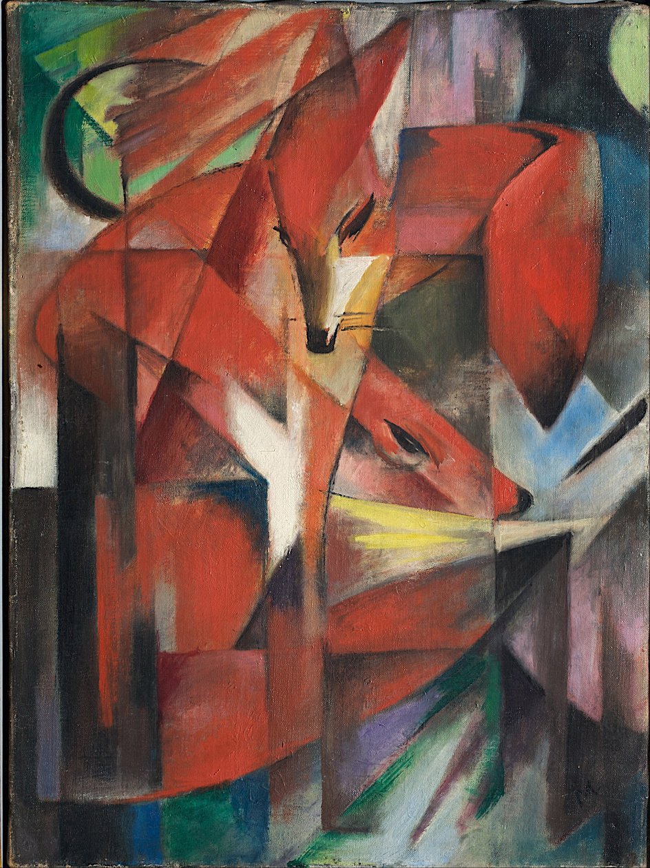 Ræven, 1913 af Franz Marc