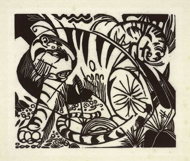 Tiger af Franz Marc